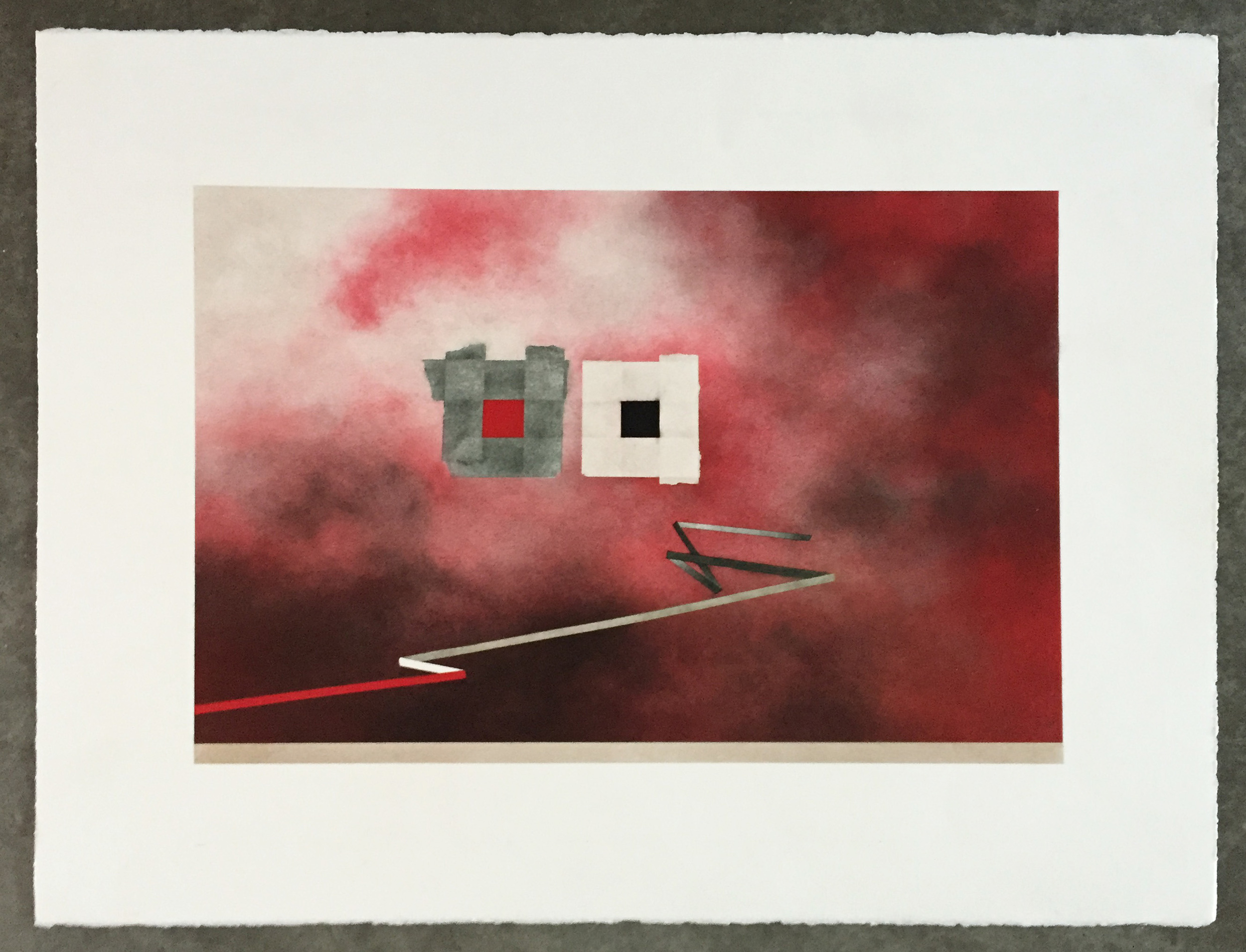   passage II  20' x 26" pastel on paper 