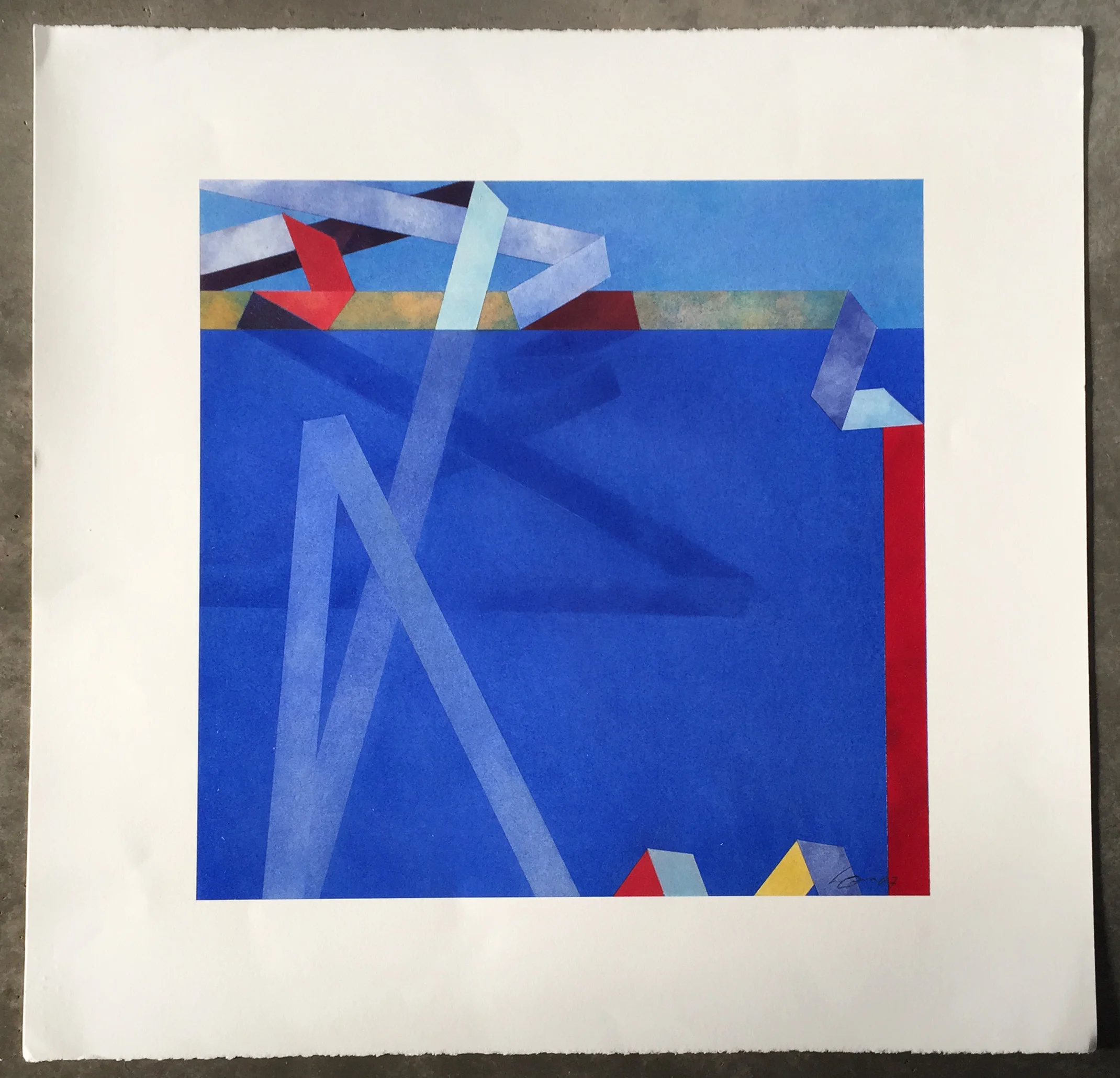  Tejeban Series III Pastel on paper   26"x 26" 