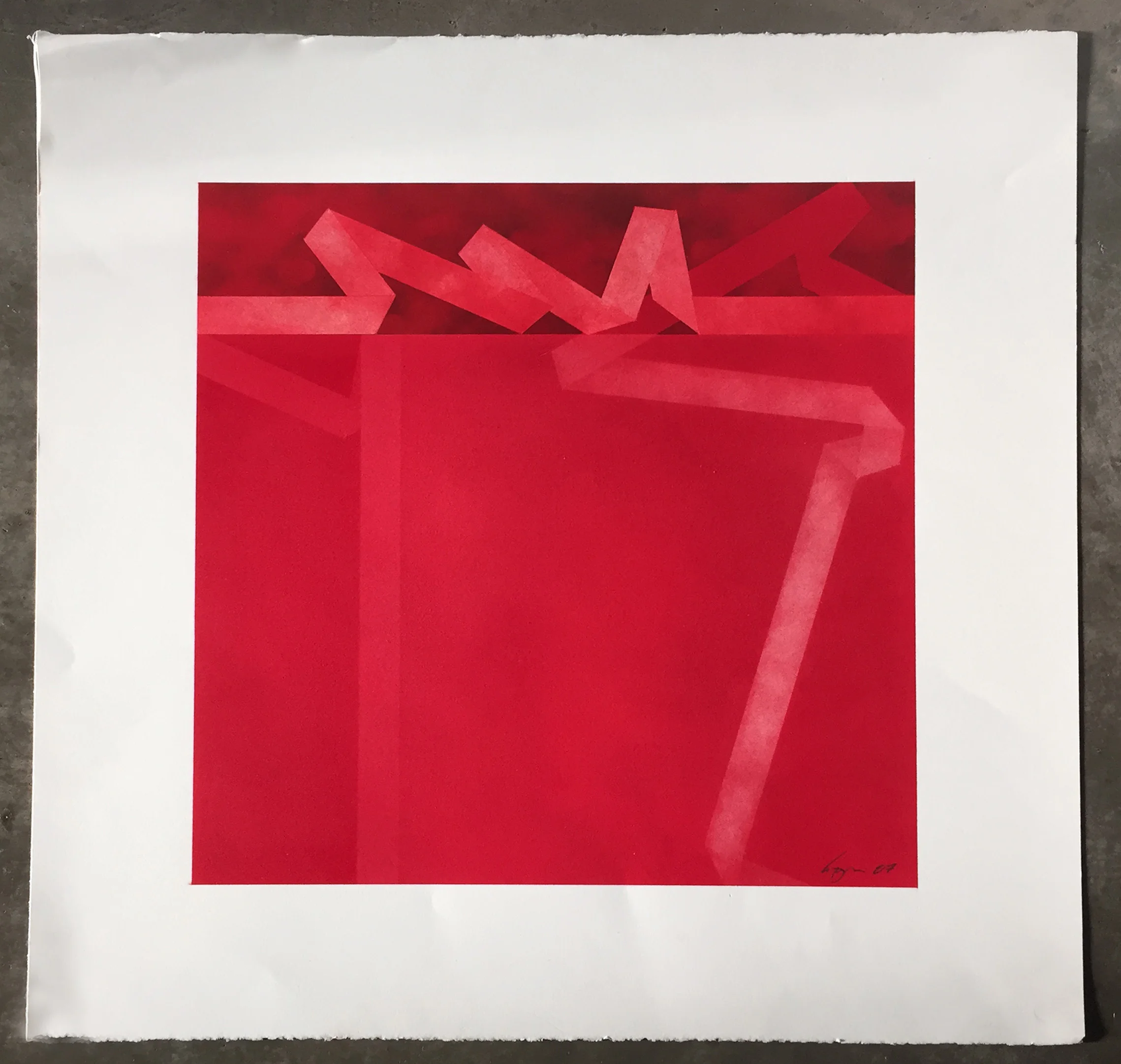   Tejeban Series V  Pastel on Paper   26"x 26" 