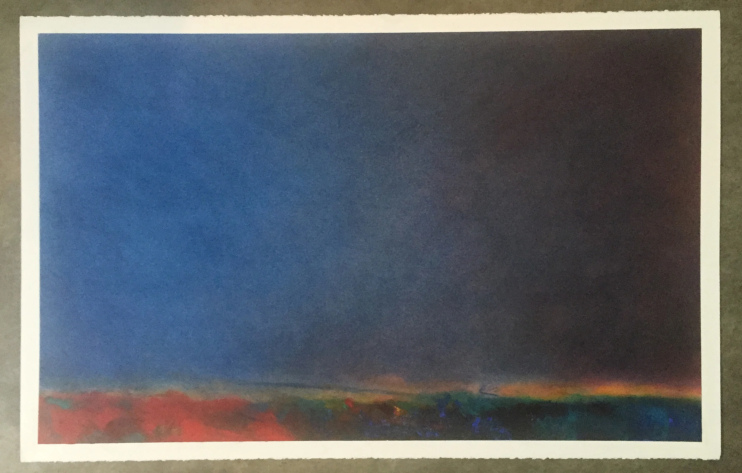   How far?  Pastel on paper  40' X 26" 