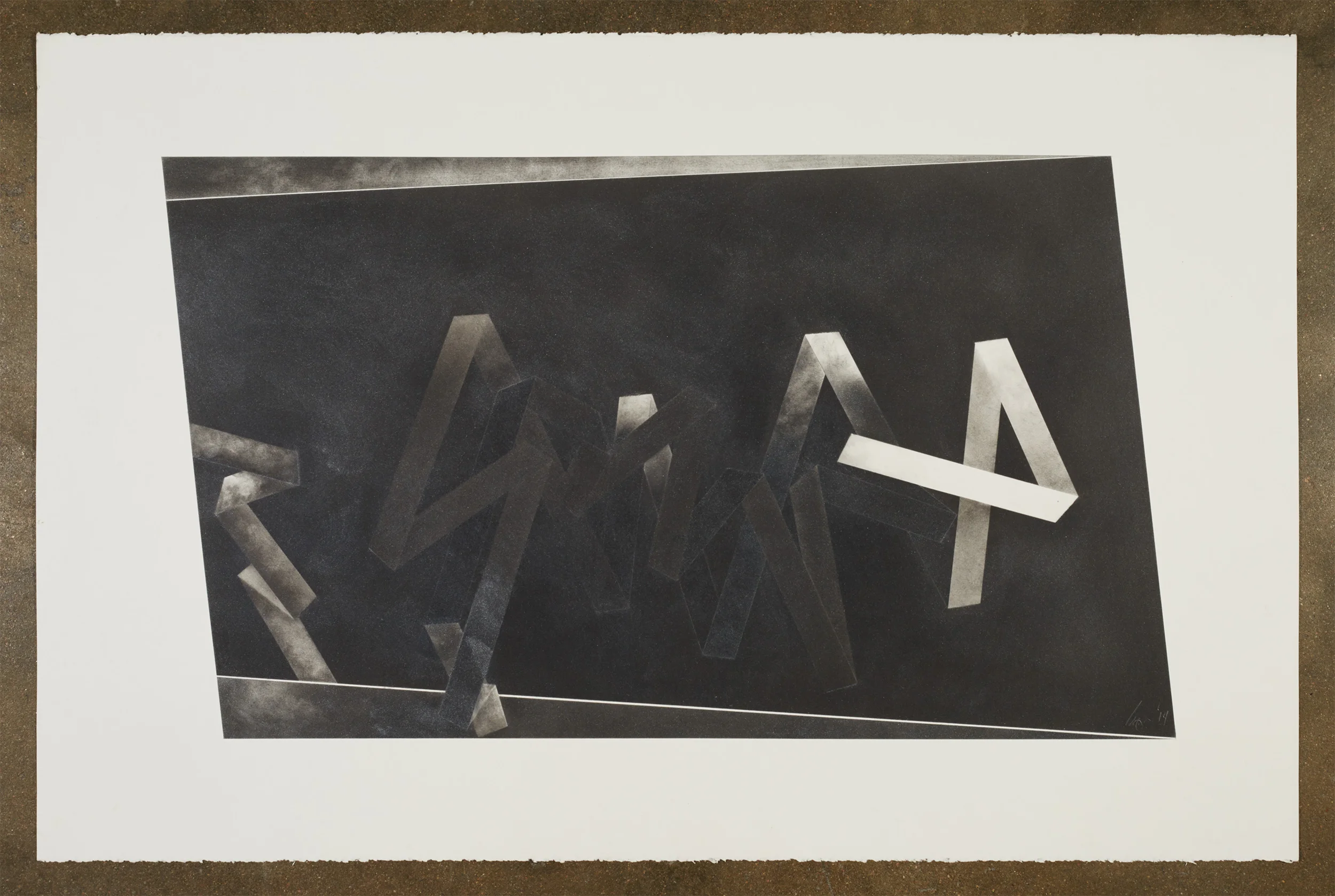   WISE I   40" x 26" &nbsp; Pastel on Paper    