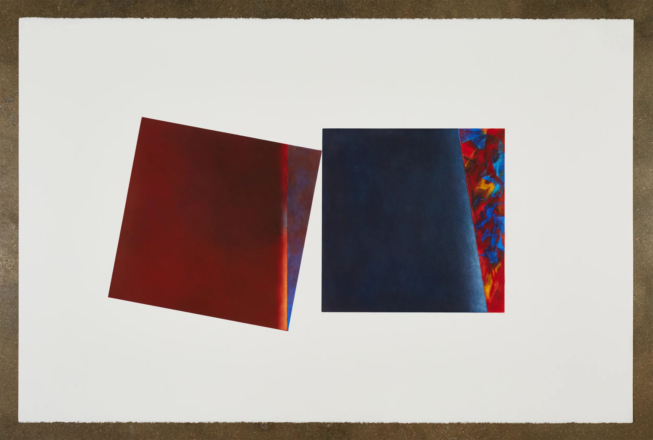   BOTH WAYS   40" x 26" &nbsp;Pastel on Paper 