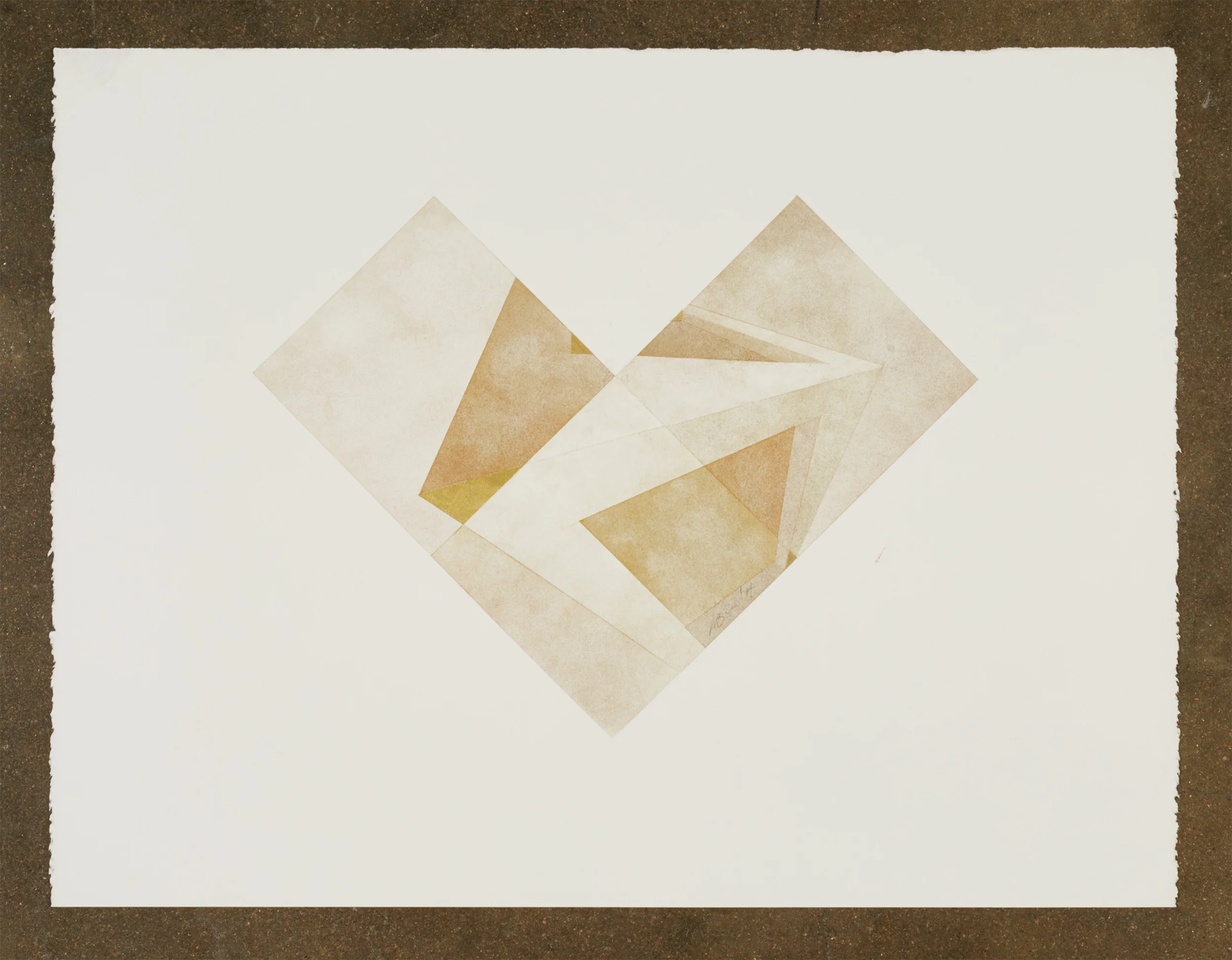   WEDGE PROJECT 4  30" x 22" Pastel on Paper 