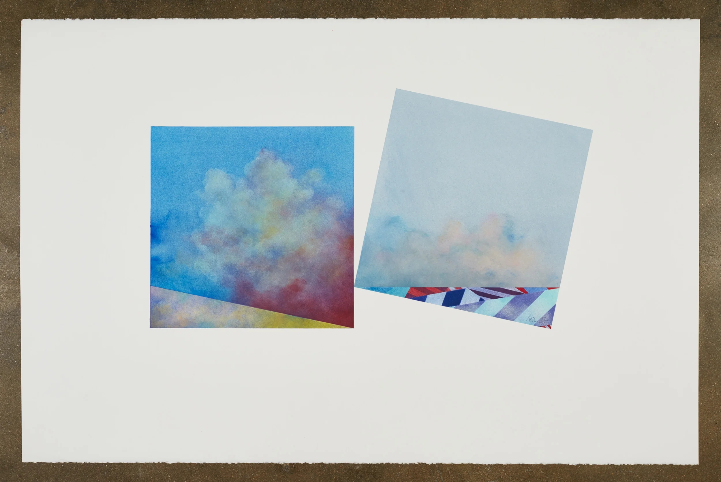   FORECAST I  40" X 26" Patel on paper 
