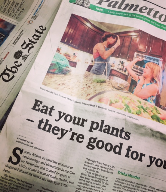 Trisha in the state newspaper, columbia, sc june 29th, 2016
