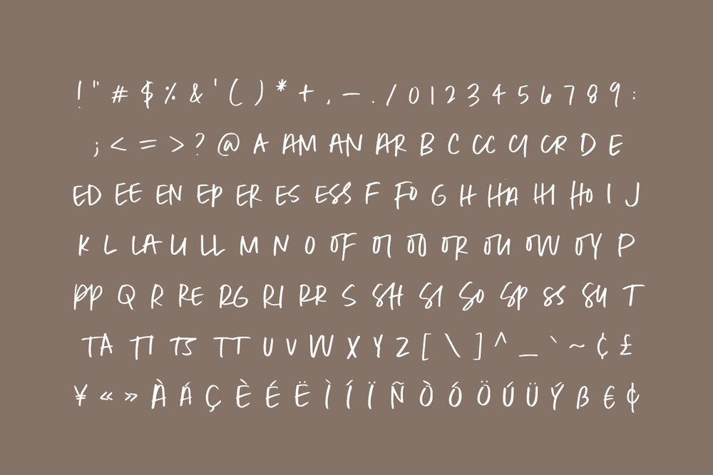 Margot Marker Font Margot Co