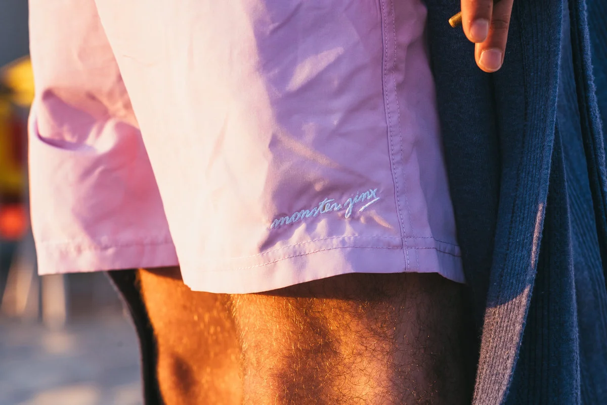 Purple Water Swim Trunk + Beach Ball