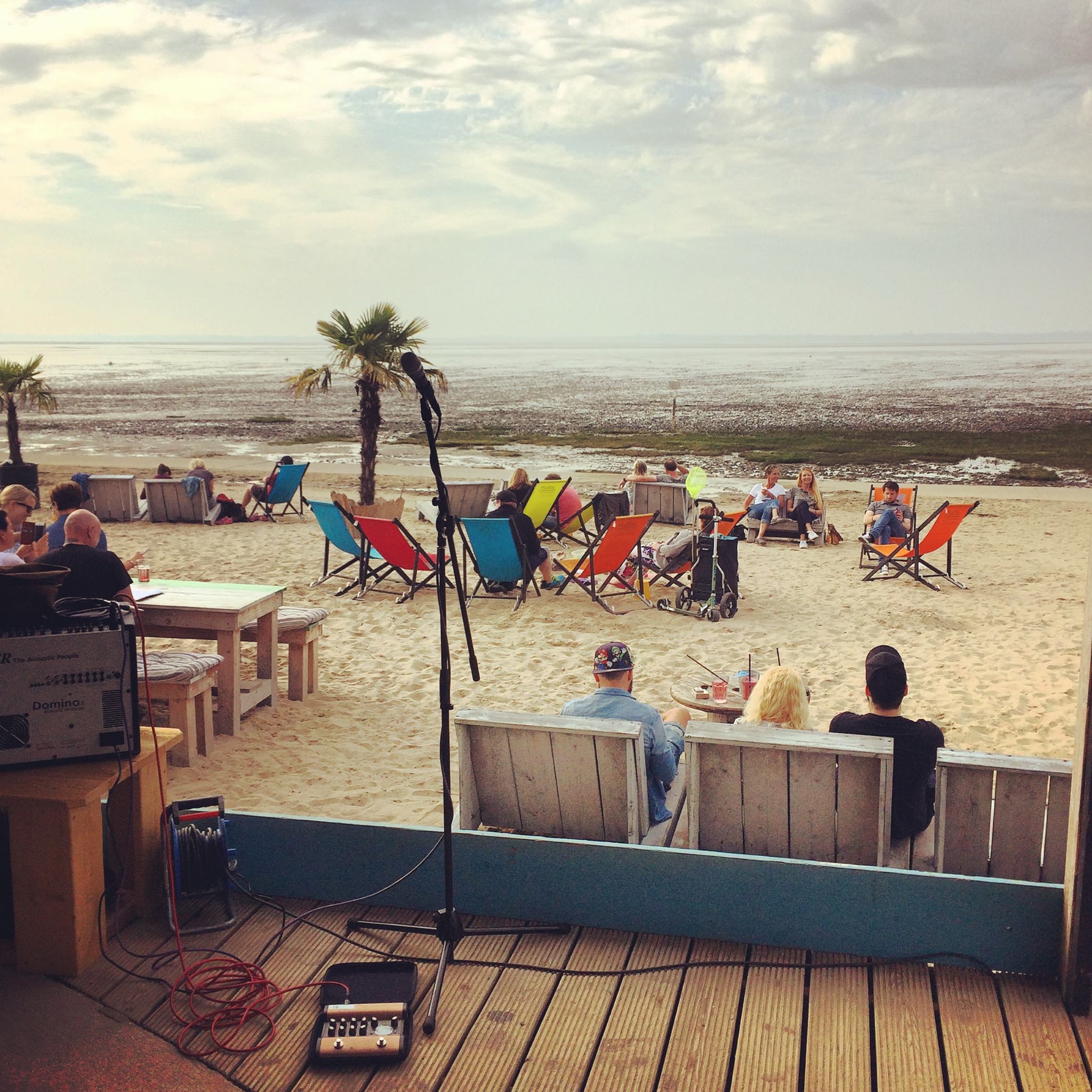 playing to a sunset.