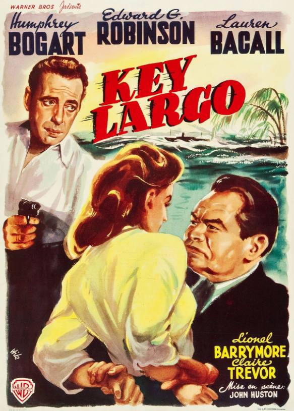 Key Largo The Mystery, The Movie, The Mural — Nautical Chart Wallpaper
