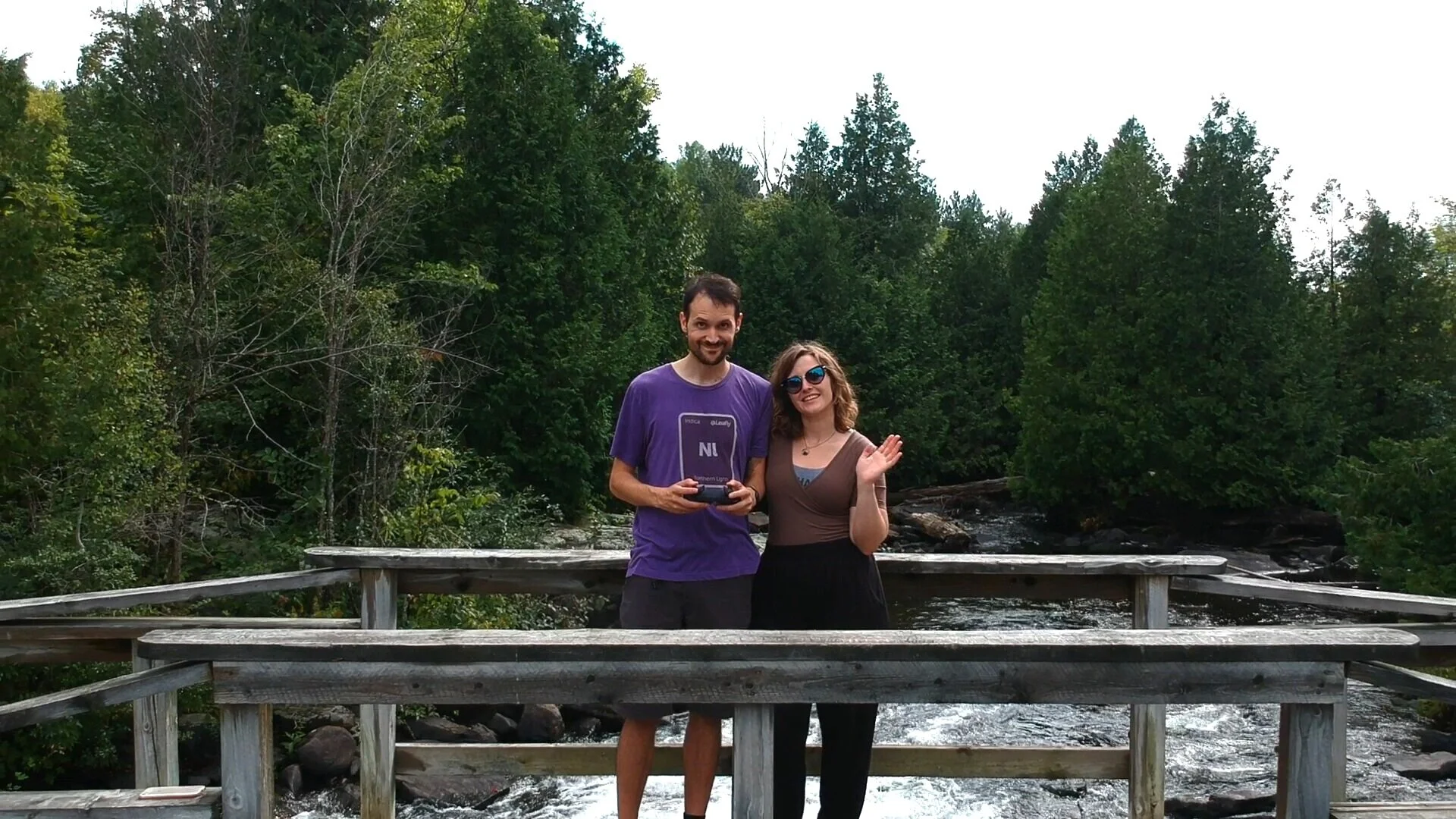 Filming drone shots for On the Water, Spring 2019.