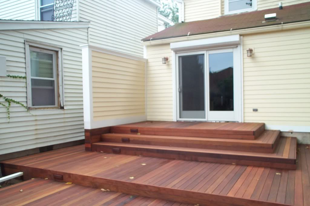 Ipe deck, Concealed cellar door