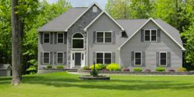 An elegant Contemporary home on a private cul-de-sac with over 5 acres.