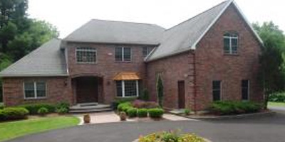 A luxury country home on 6 acres.