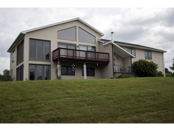 A unique contemporary on several acres on a dead-end road.