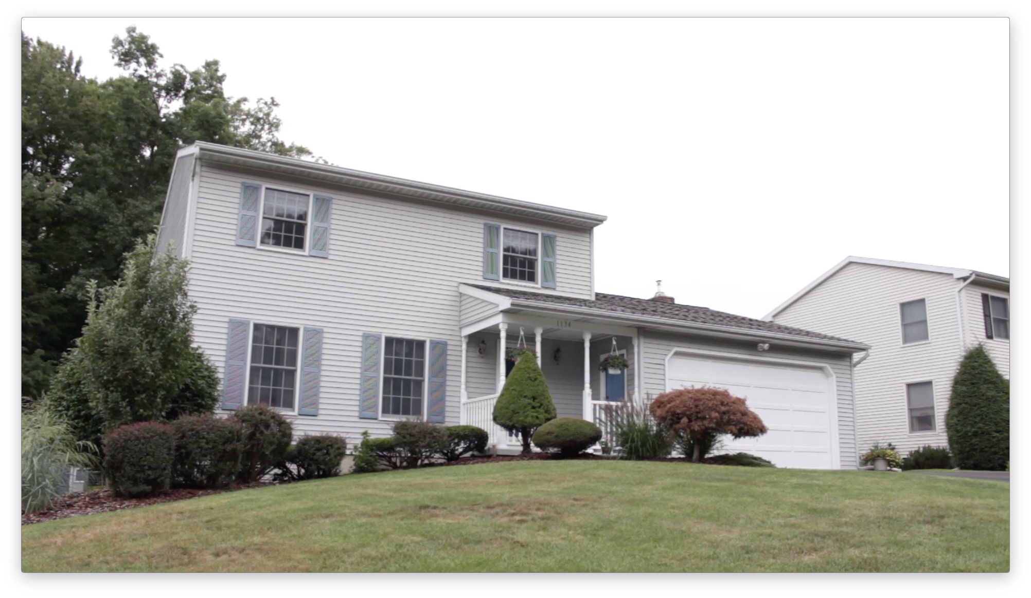A newer, well-maintained home in an area of nice homes.