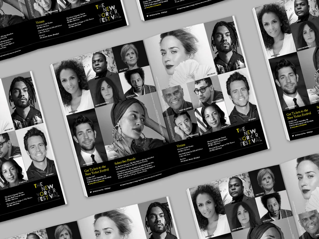 We created inhouse ads rain in The New Yorker, Vanity Fair, Vogue, Wired, and other Condé Nast titles.