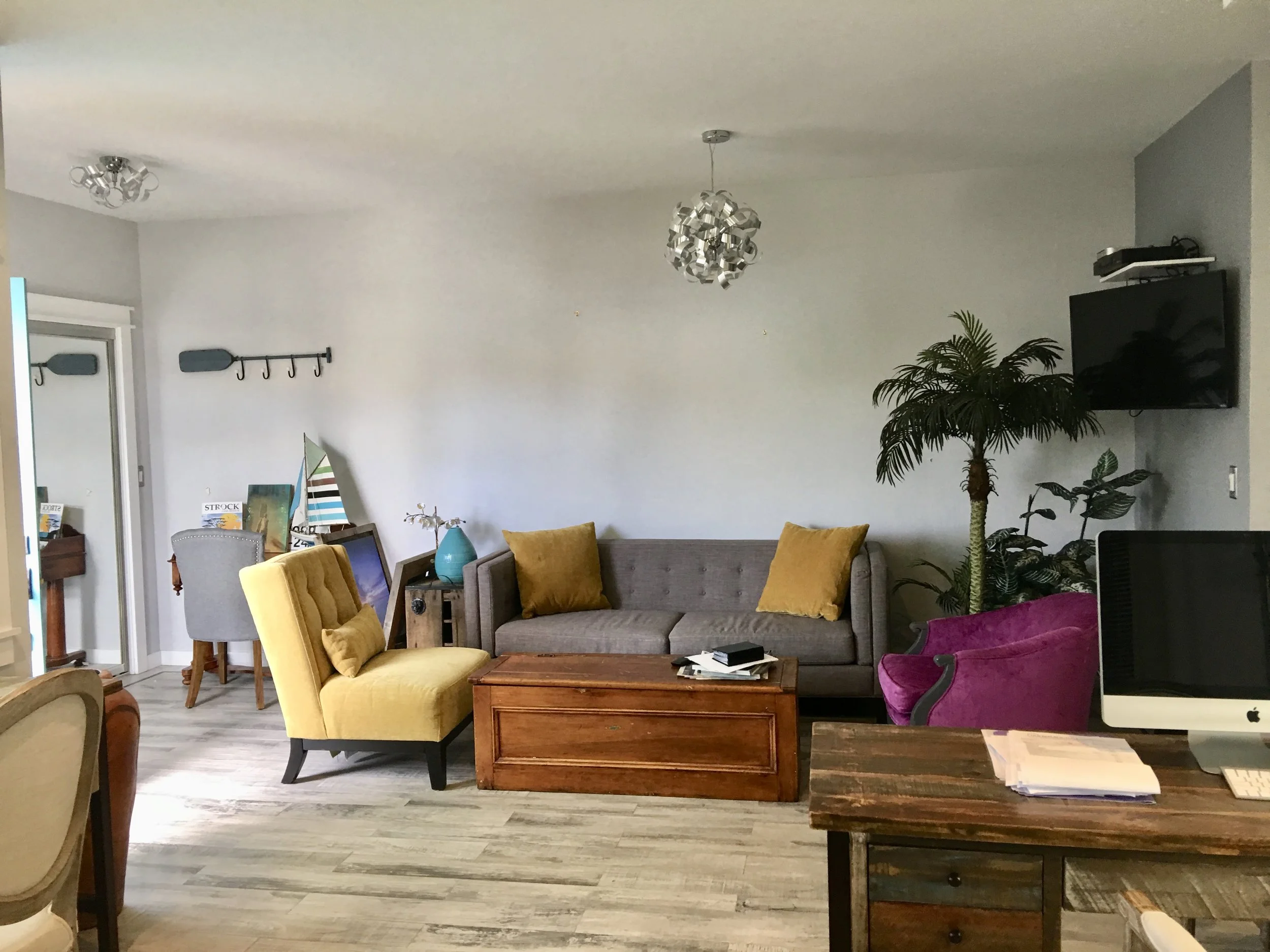 BEFORE LOUNGE AREA WITH NO OPENING