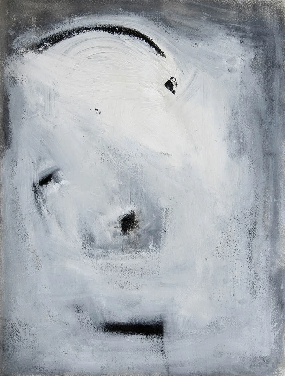 Graphite, charcoal, acrylic paint on paper 77 x 57cm