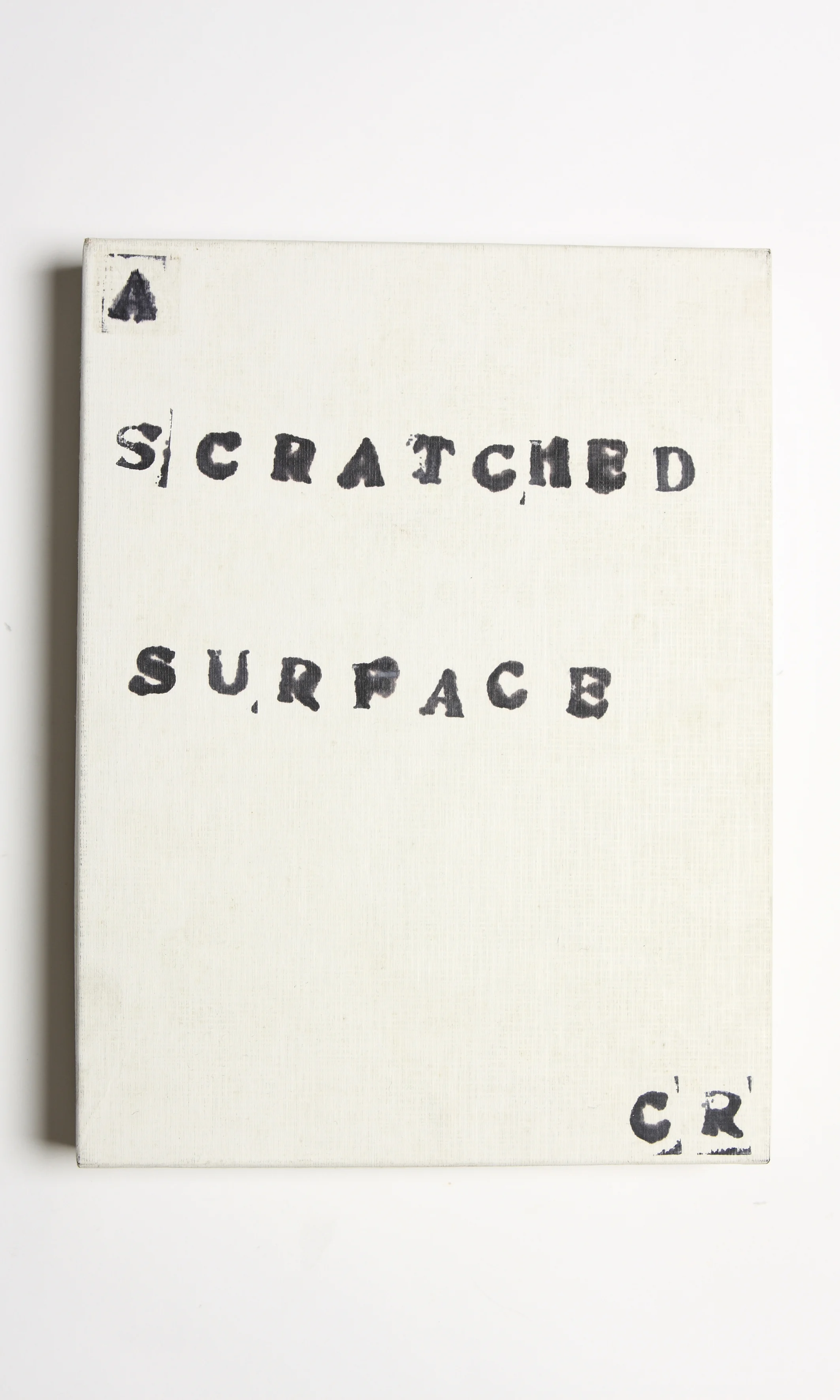 'A scratched surface'