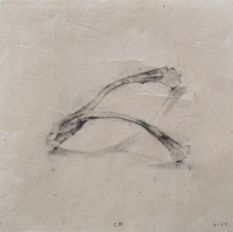  Lead pencil on hand made paper 18 x 18cm 