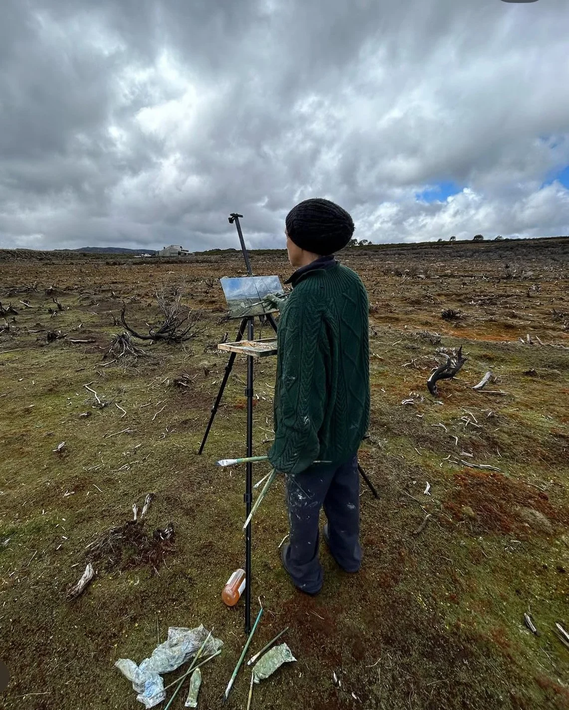   Down South - Liawenee Tasmania - Residency    In the embrace of Liawenee, Tasmania, I found a sanctuary that beckoned me across the seasons. Under the generous patronage of collectors , I embarked on two transformative journeys—first, in the heart 