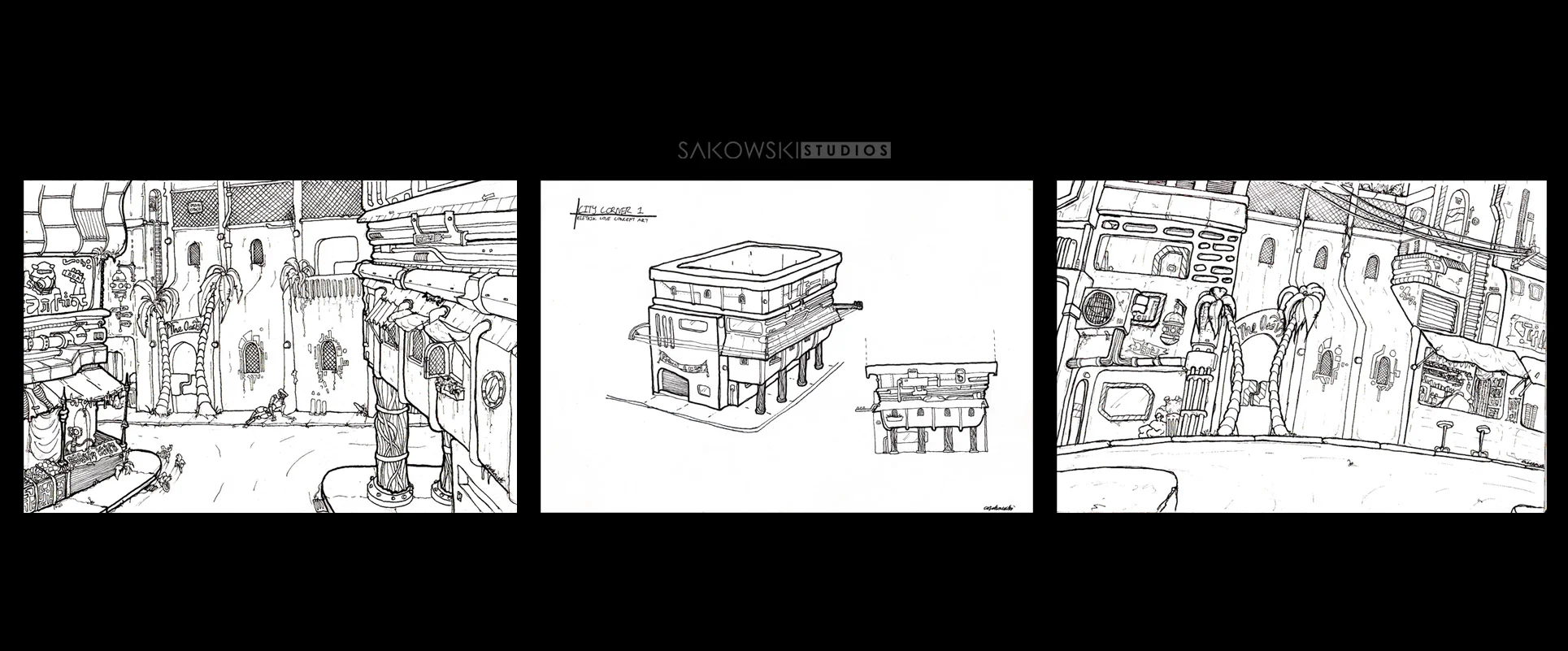 Turtle Pizza Cadillacs Concept Art