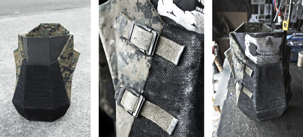 Details on the chest plate.