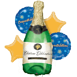 Champagne Bottle Bouquet.gif