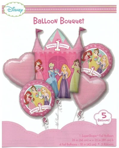 Happy 1st Birthday Princess Balloon Bouquet.jpg