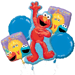 Sesame 1st Birthday Balloon Bouquet 22386.gif
