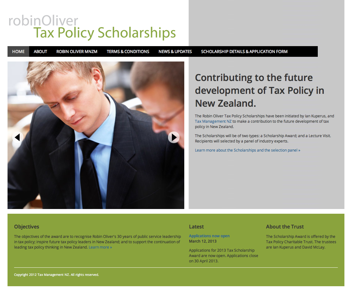 robin oliver - website