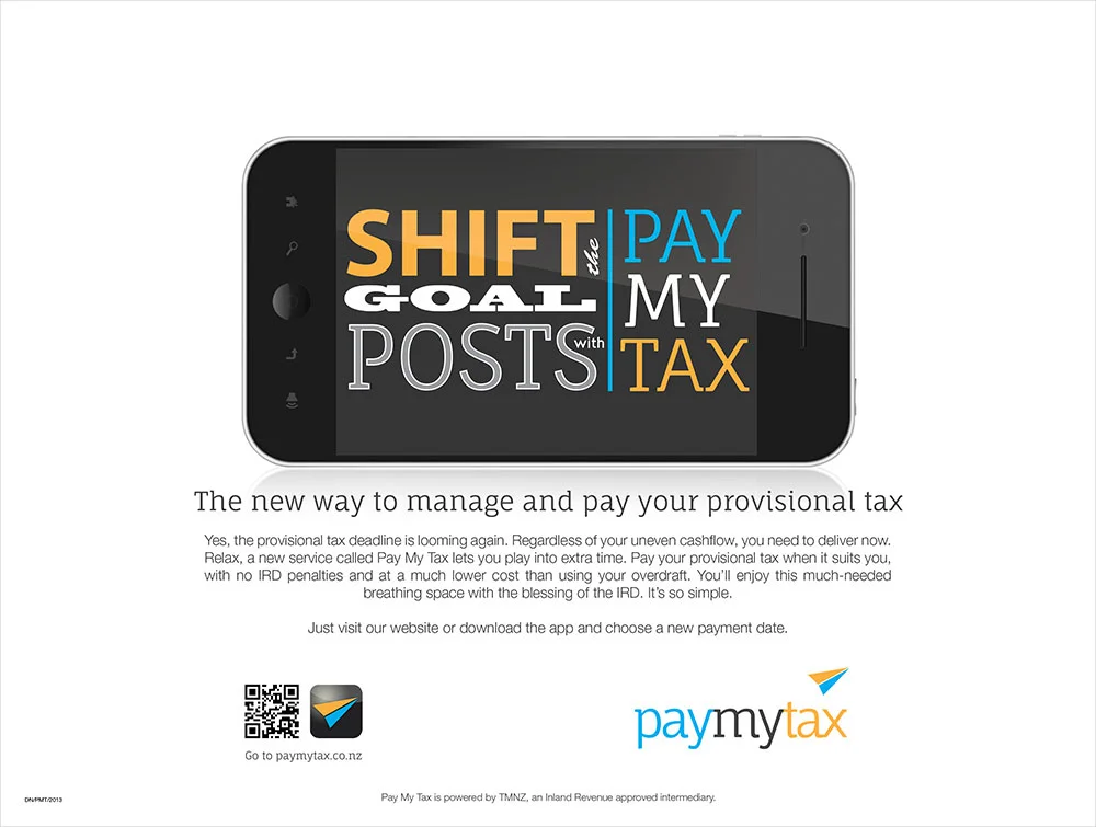 pay my tax - magazine ad