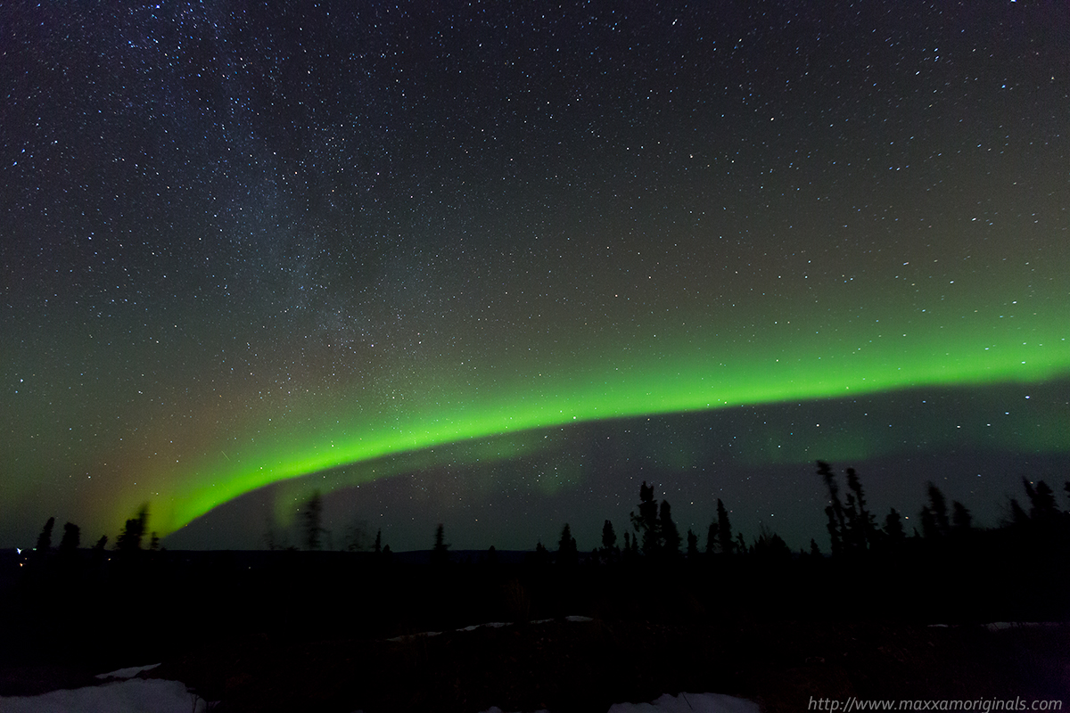 Progression of the Northern Lights