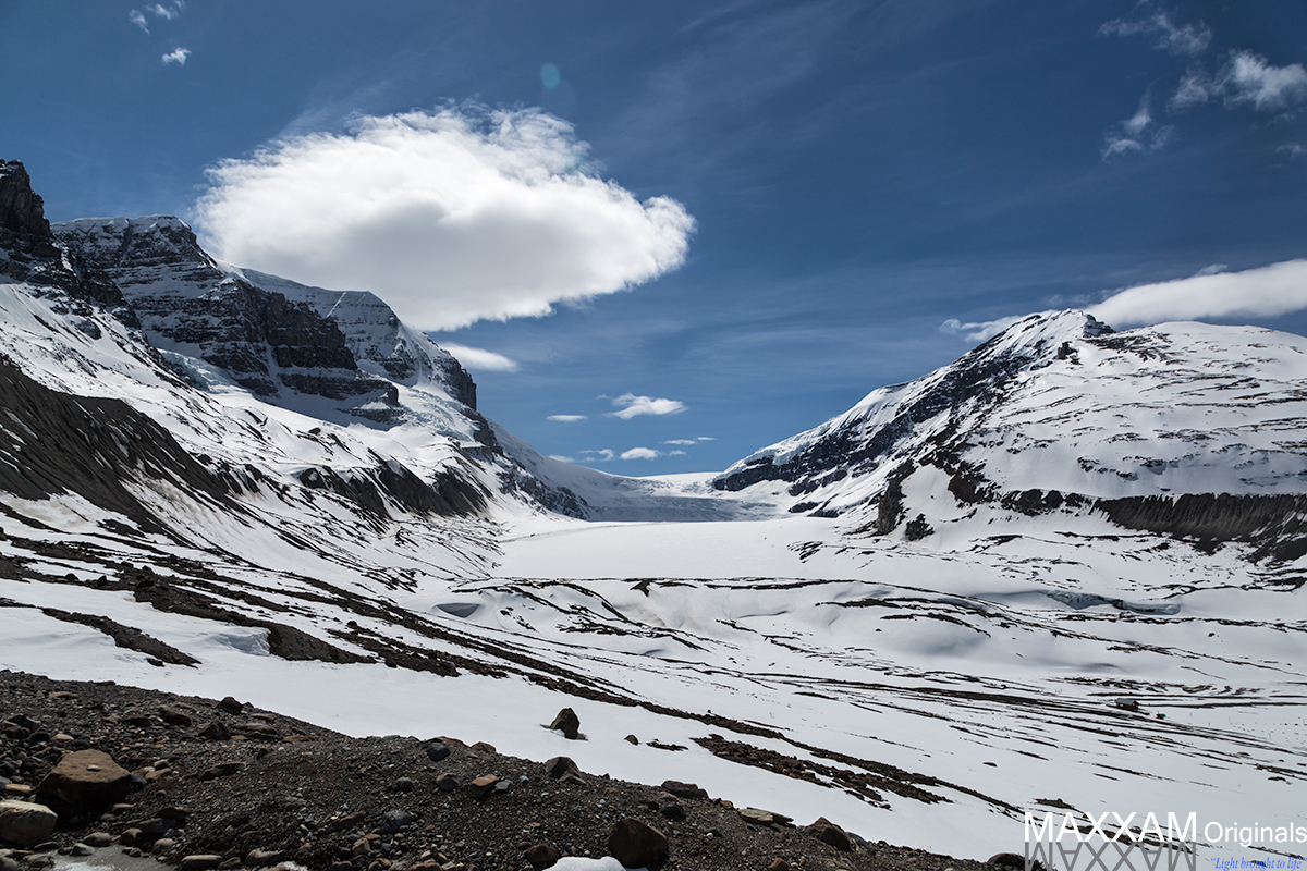 The Columbia Icefields are a fantastic break in the drive from Banff to Jasper and well worth the long hike from the road along the ice.