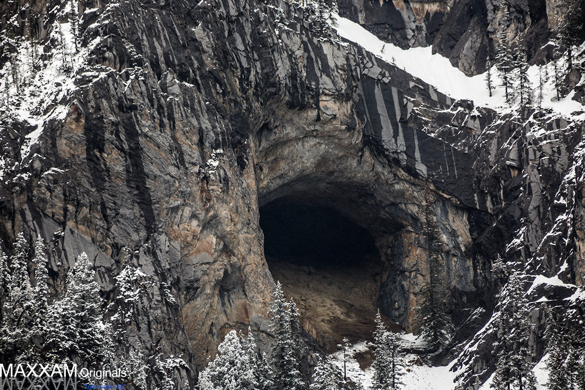 "Hole in the Wall" in Mount Cory.