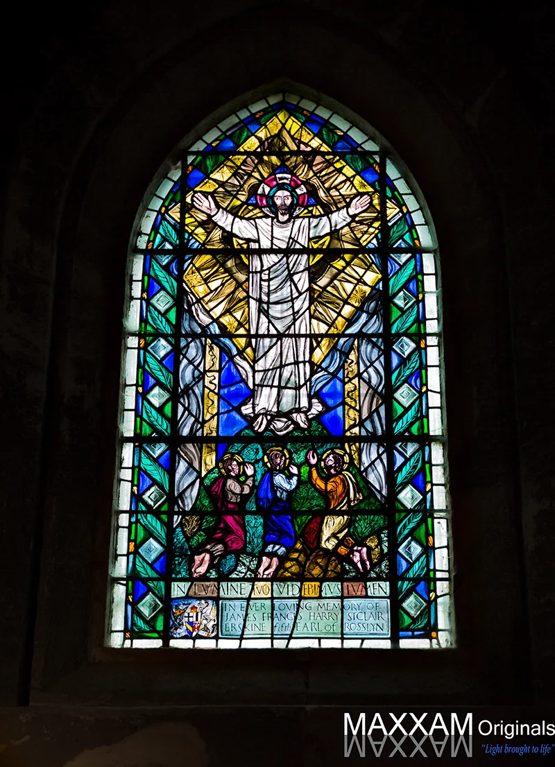 Stained Glass of Rosslyn Chapel