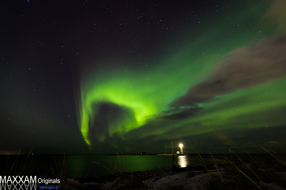 Aurora beginning to fade off