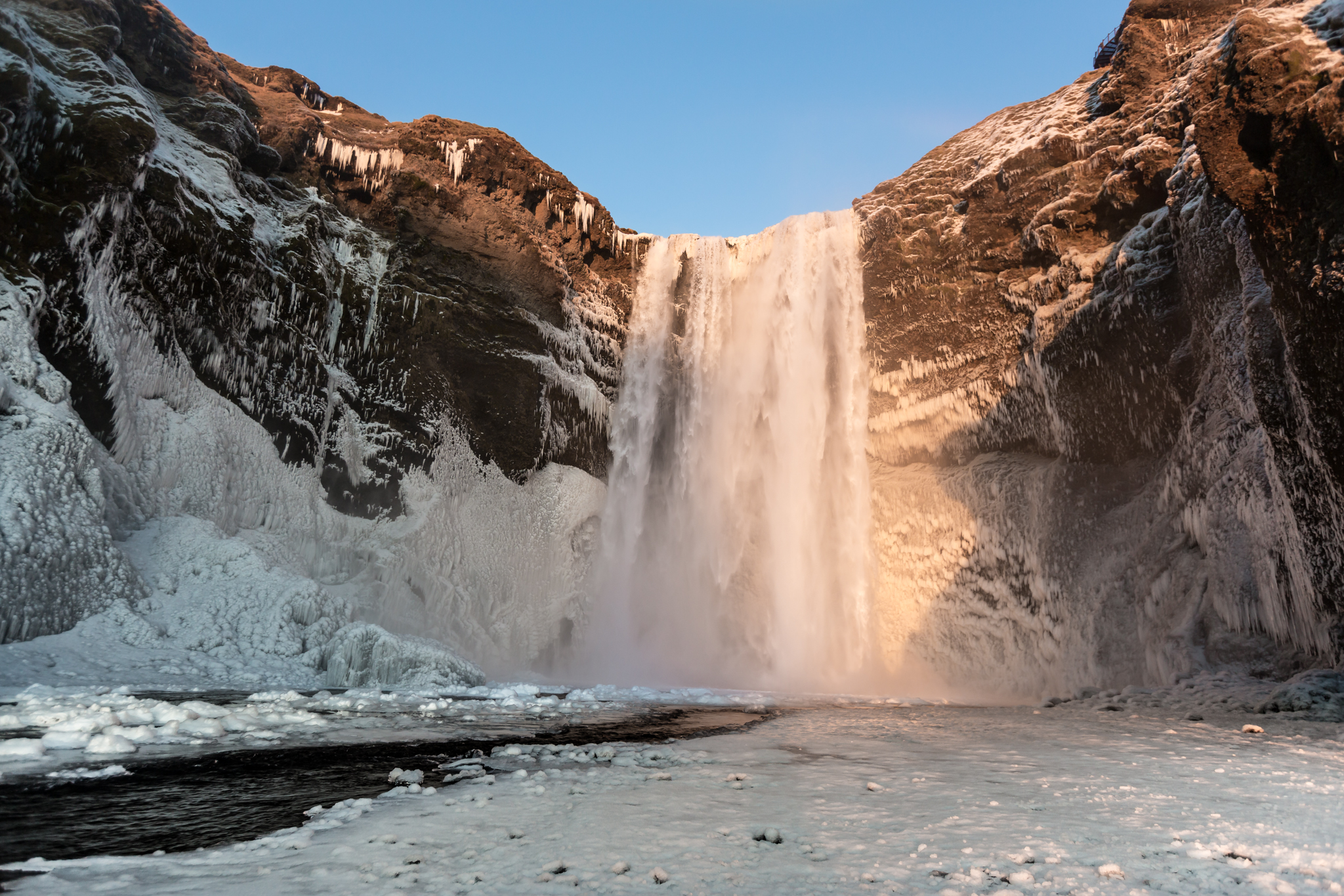 Skogafoss waterfall