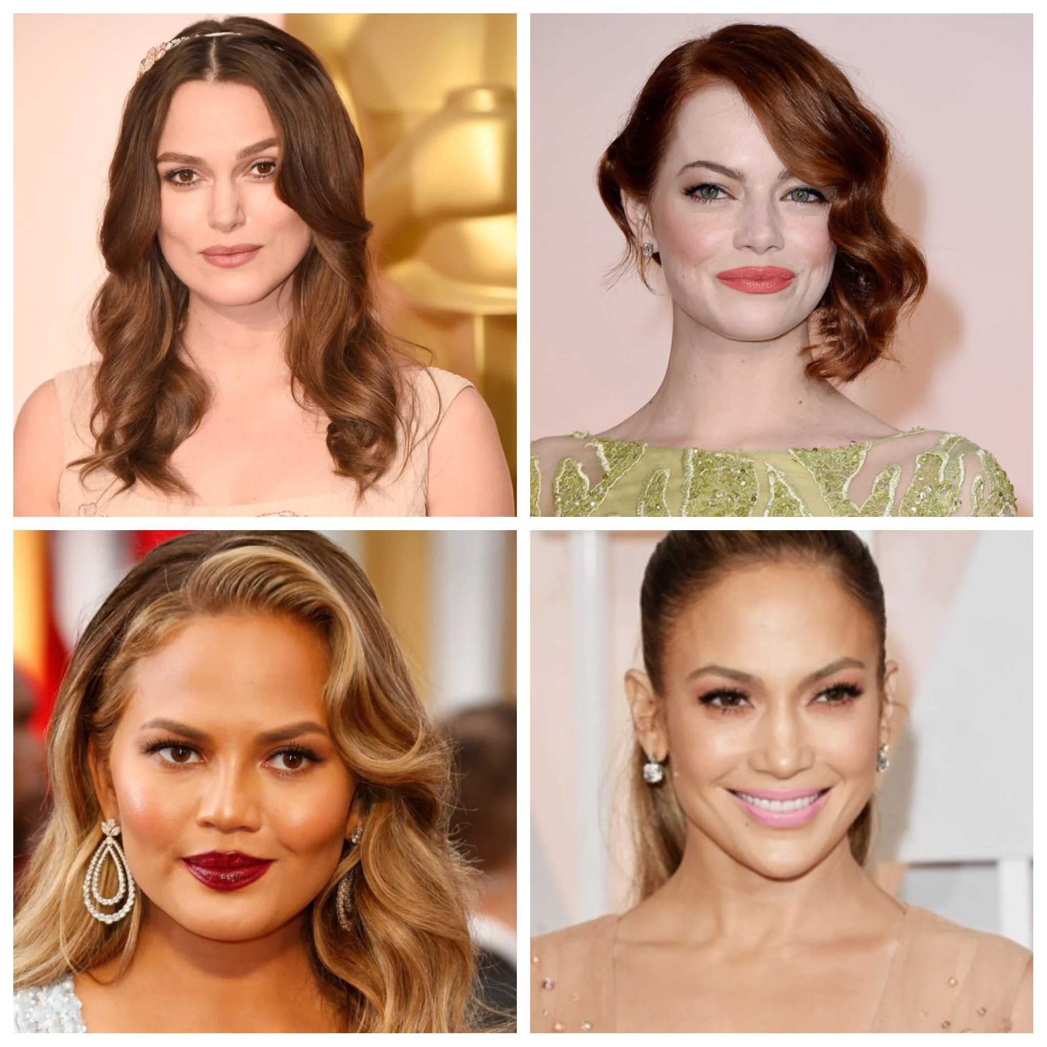 Kierra Knightly Emma Stone Chrissy Teigan Jennifer Looez