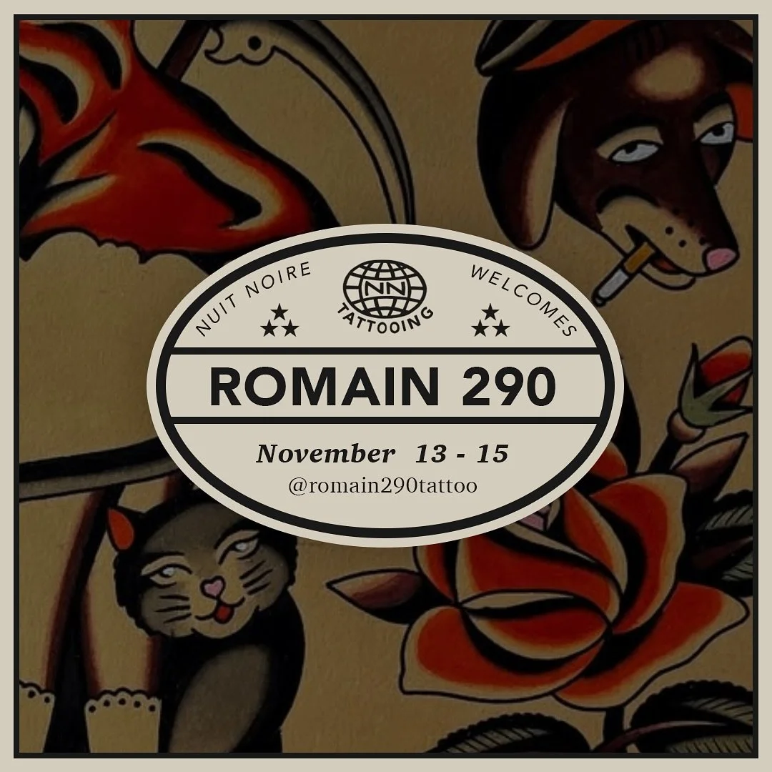 @romain290tattoo arrive bient&ocirc;t!!! Envoyez lui un petit DM pour booker votre session!
