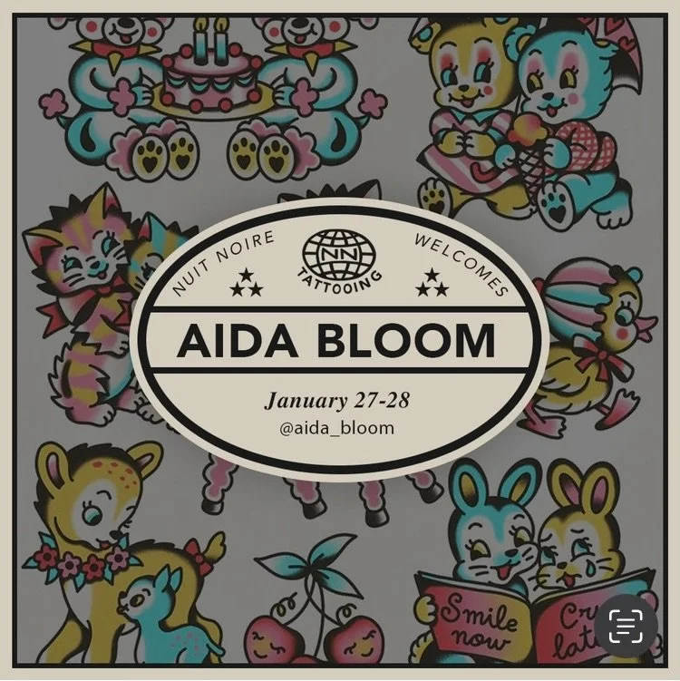 PROCHAIN GUEST @aida_bloom sera parmis nous pour nous ramenez pleins de couleurs du 27-28 janvier. Contactez la directement pour prendre rendez vous.