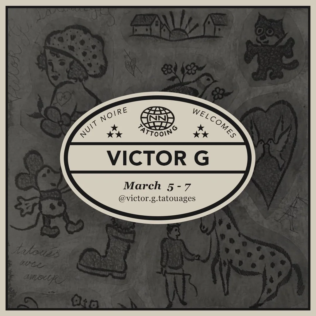 @victor.g.tatouages sera chez nous du 5 au 7 mars!! &Eacute;crivez lui si vous voulez un tattoo d&rsquo;inspiration fran&ccedil;aise!