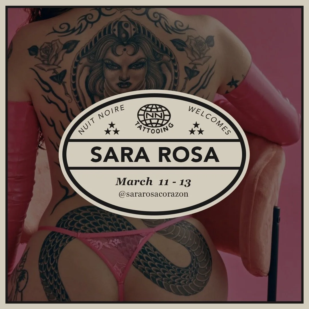 Ne manquez pas la venue de @sararosacorazon sinon vous allez le regretter!! Du 11 au 13 mars chez Nuit Noire!