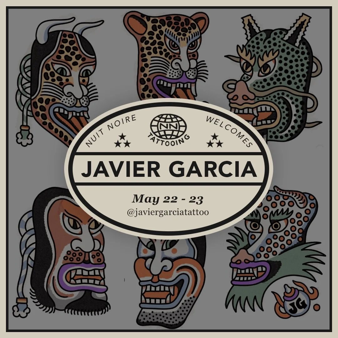 The great @javiergarciatattoo will be here soon!!!
22 - 23 May
Send him a message to book!