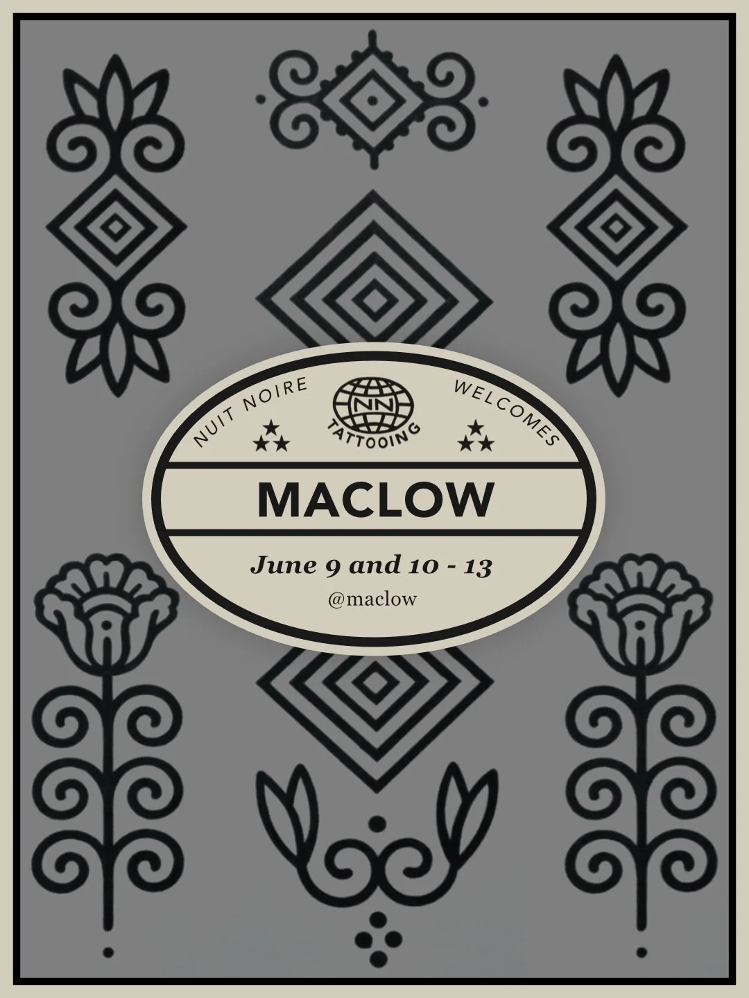 Ma&icirc;tre @maclow est de retour!!! 9, 10 et 13 juin