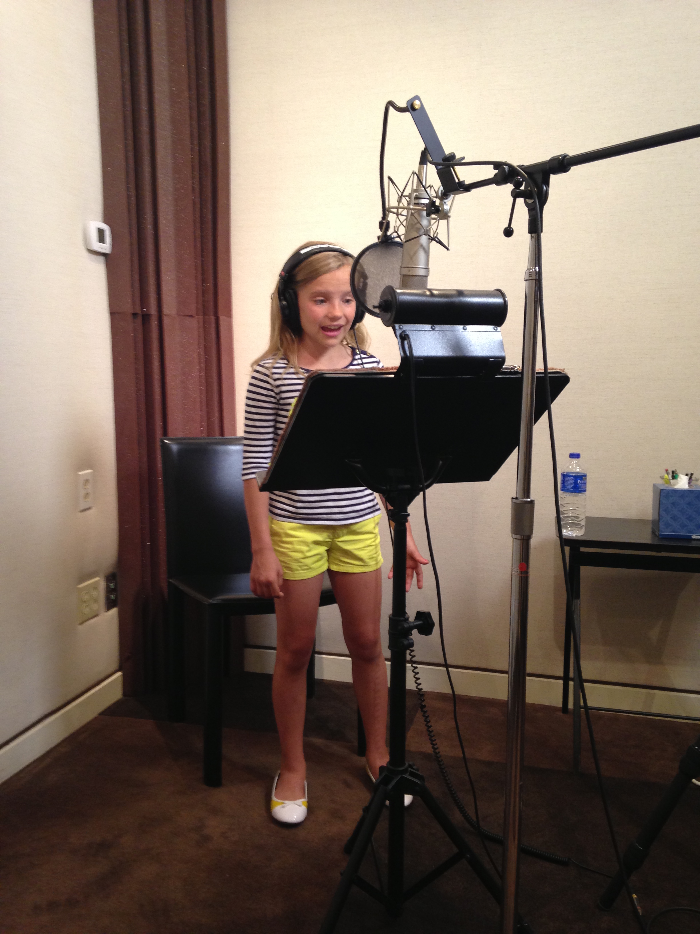Recording the film RoboDog