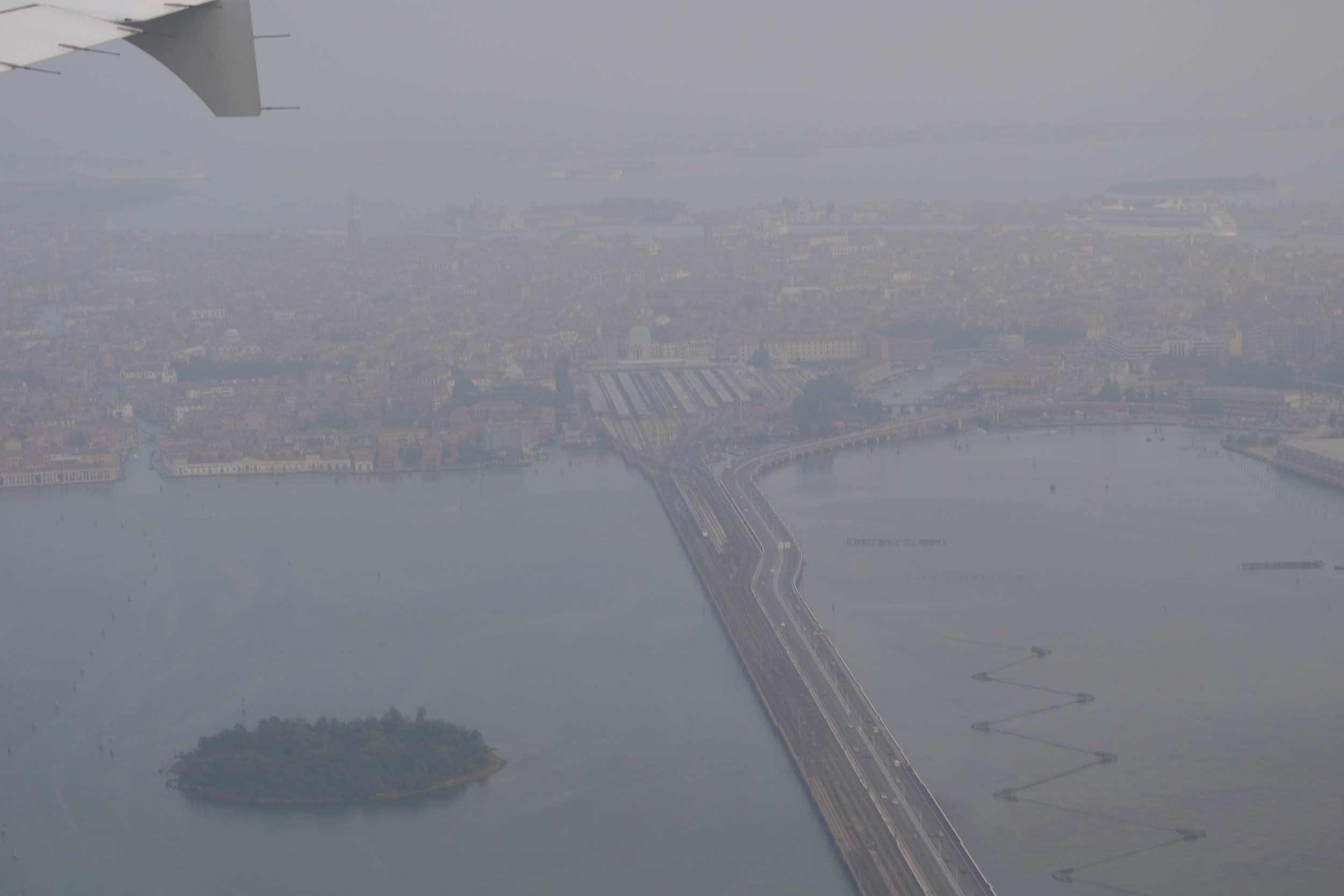 Venice by planewing - unfortunately as close as I got this trip.