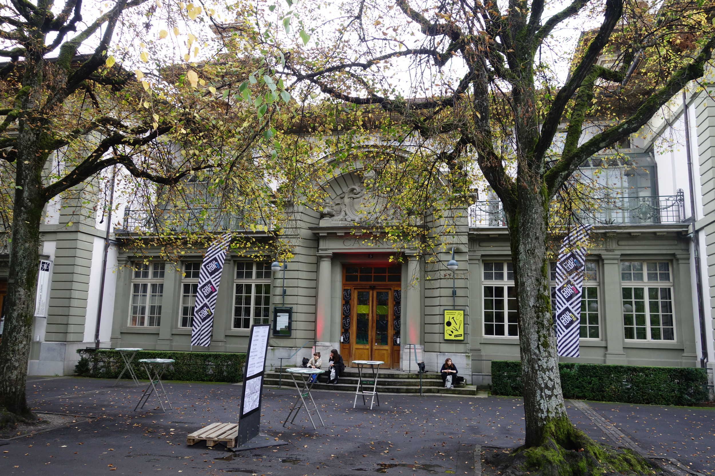  24 hours after our first rehearsals, Mark &amp; I arrived at this hillside Casino in Lausanne to play our first concert together. 