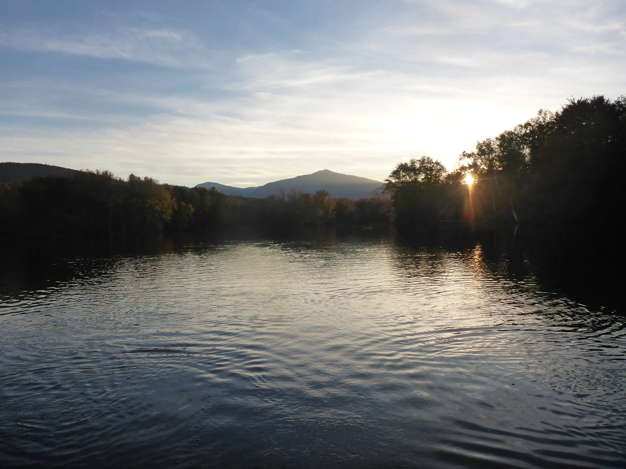 Dry fly water on a late autumn day