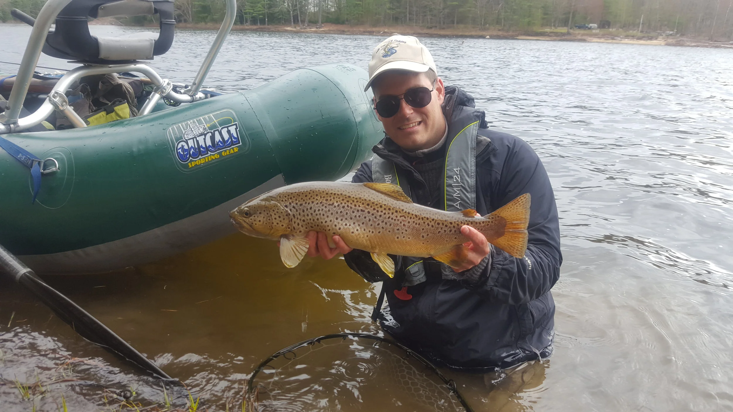 Tom with a very healthy specimine.